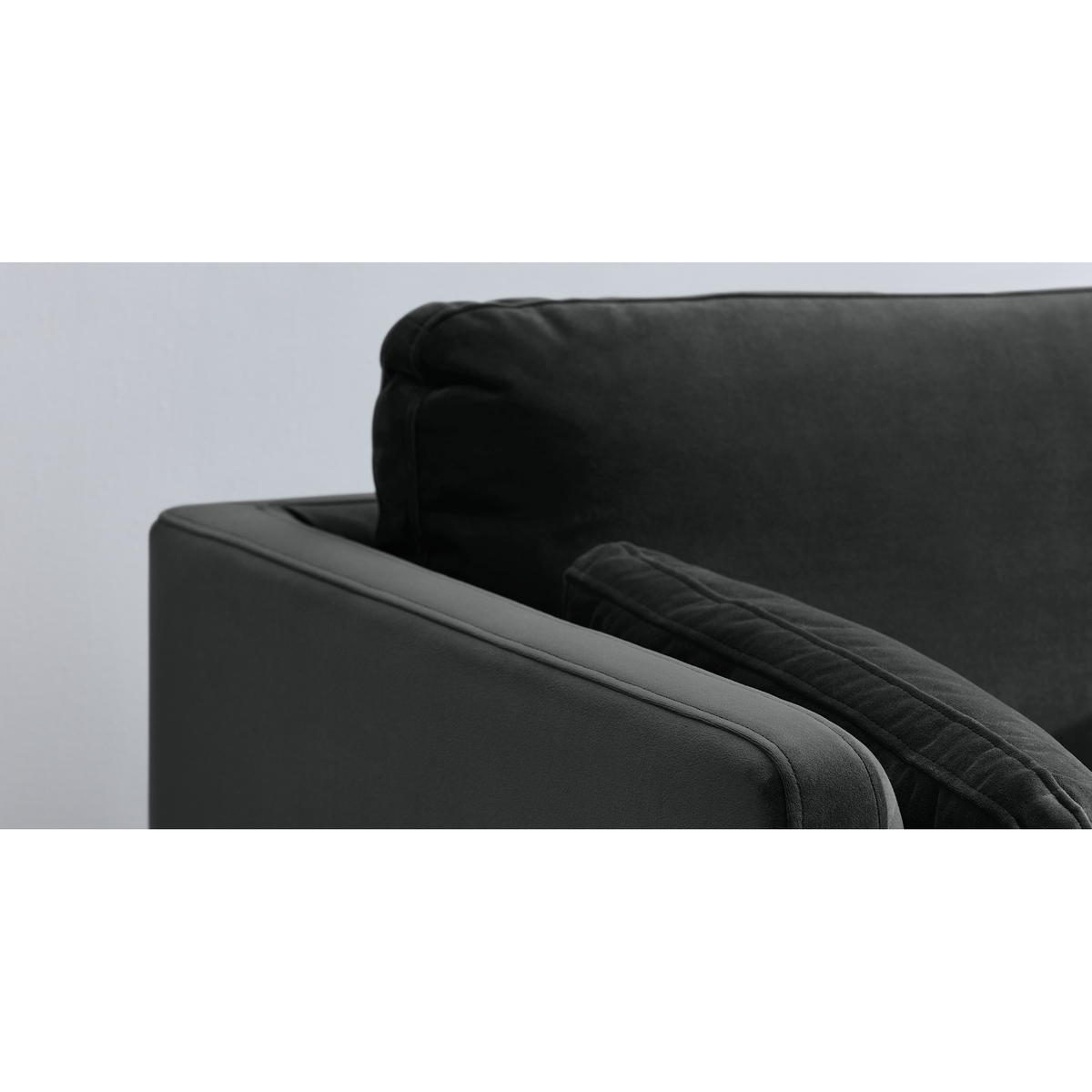 Harlow Armchair, Midnight Grey Velvet – image 6