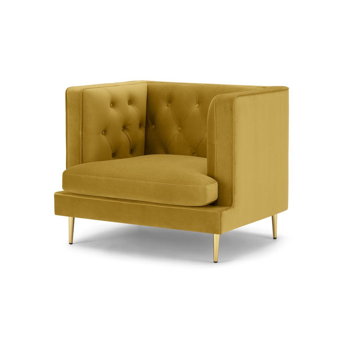 Goswell Armchair, Vintage Gold Velvet – image 3