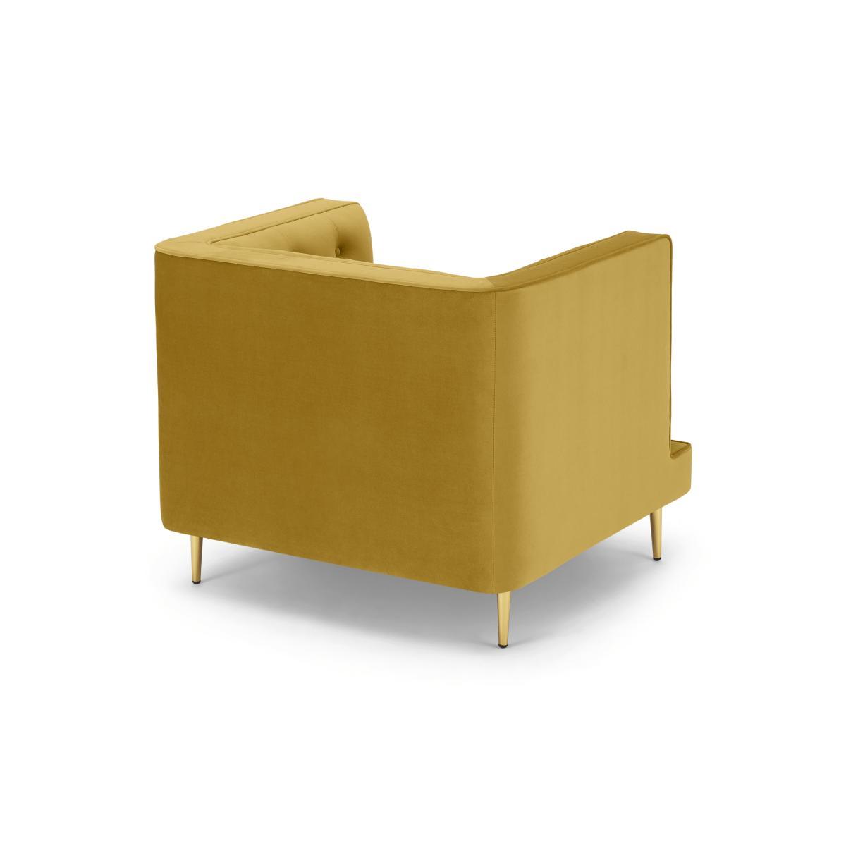 Goswell Armchair, Vintage Gold Velvet – image 6