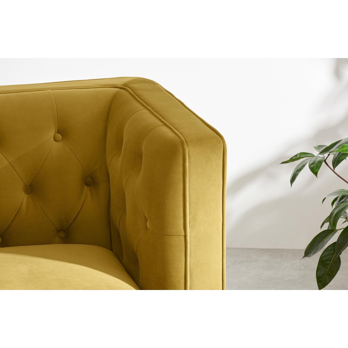 Goswell Armchair, Vintage Gold Velvet – image 7
