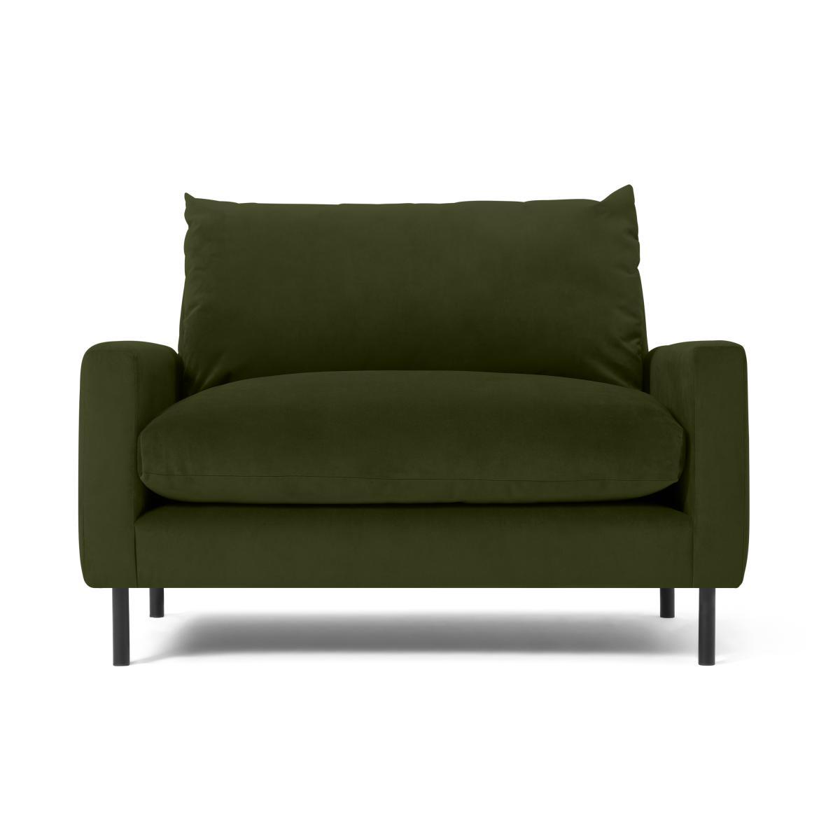 Russo Loveseat, Moss Recycled Velvet – image 2