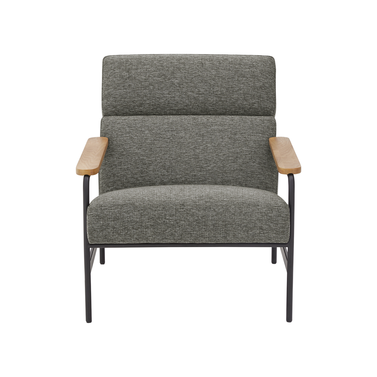Kingston Accent Armchair, Melange Grey – image 1
