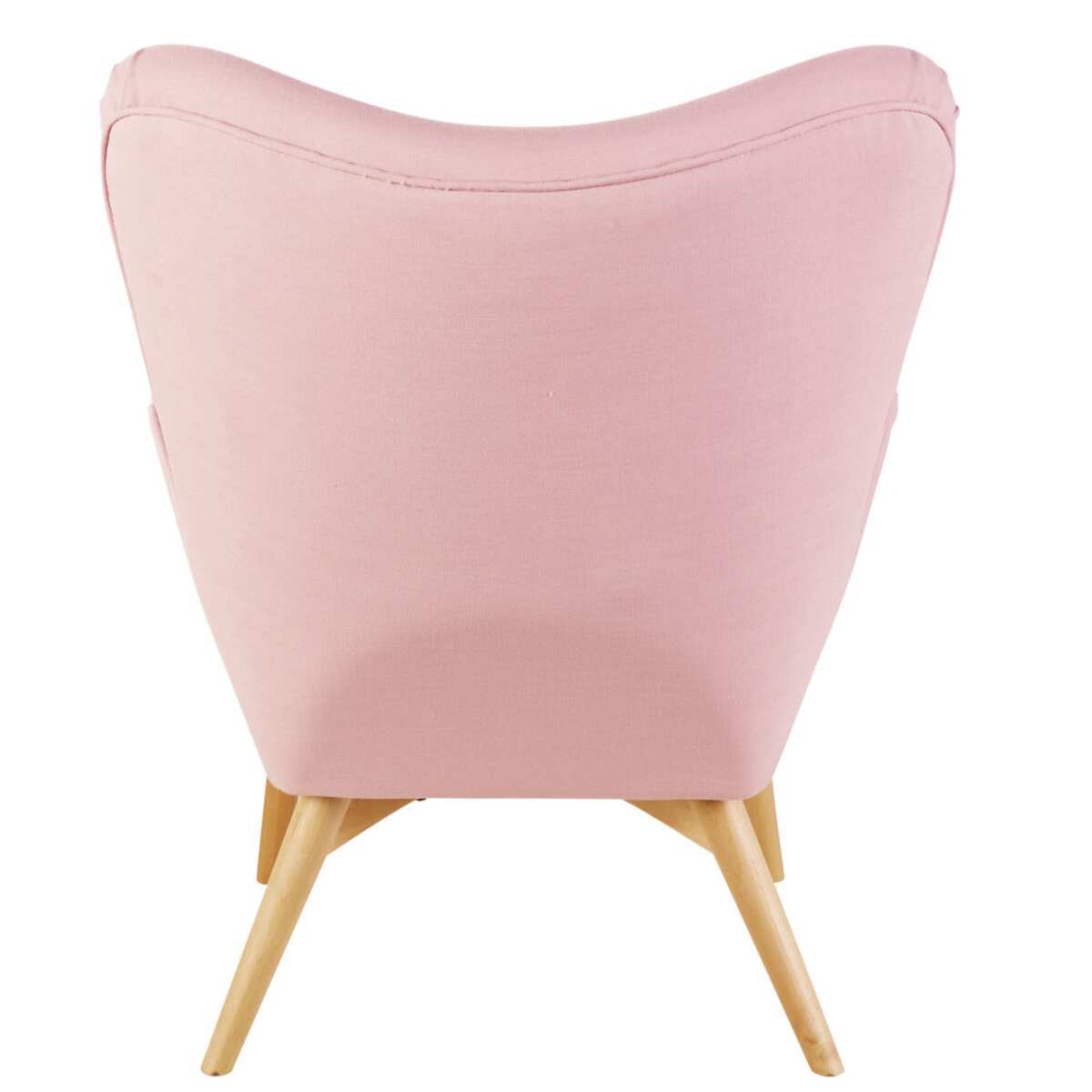 Scandinavian Pink Fabric Armchair Iceberg – image 3