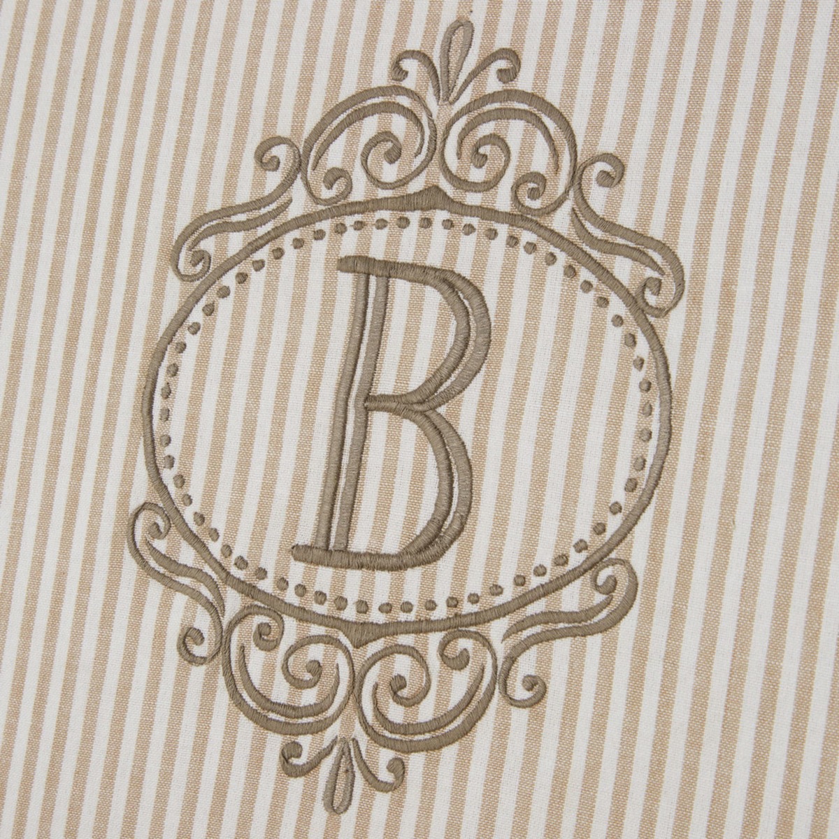 Cotton Armchair Cover with Striped Motifs 80x98 – image 3
