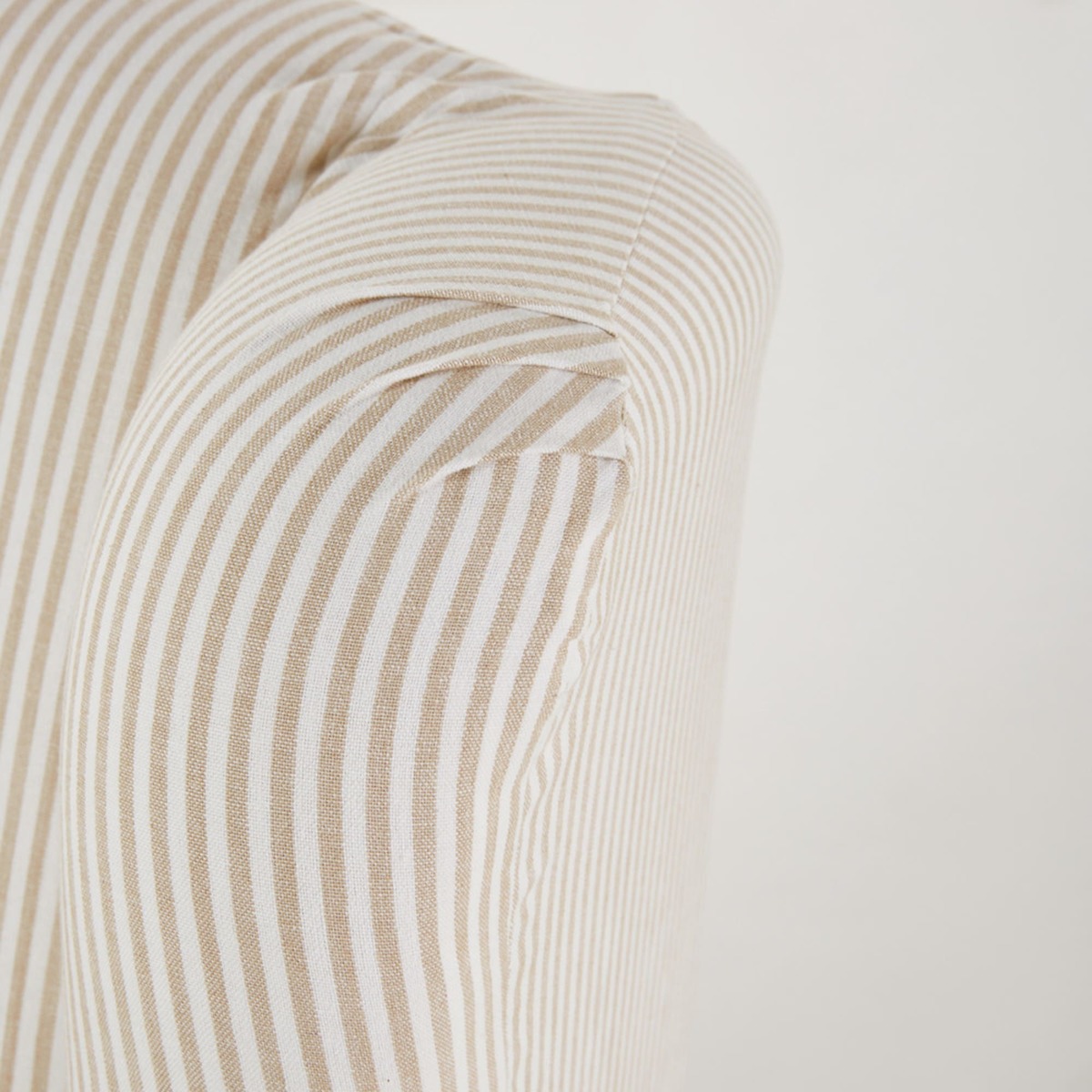 Cotton Armchair Cover with Striped Motifs 80x98 – image 4