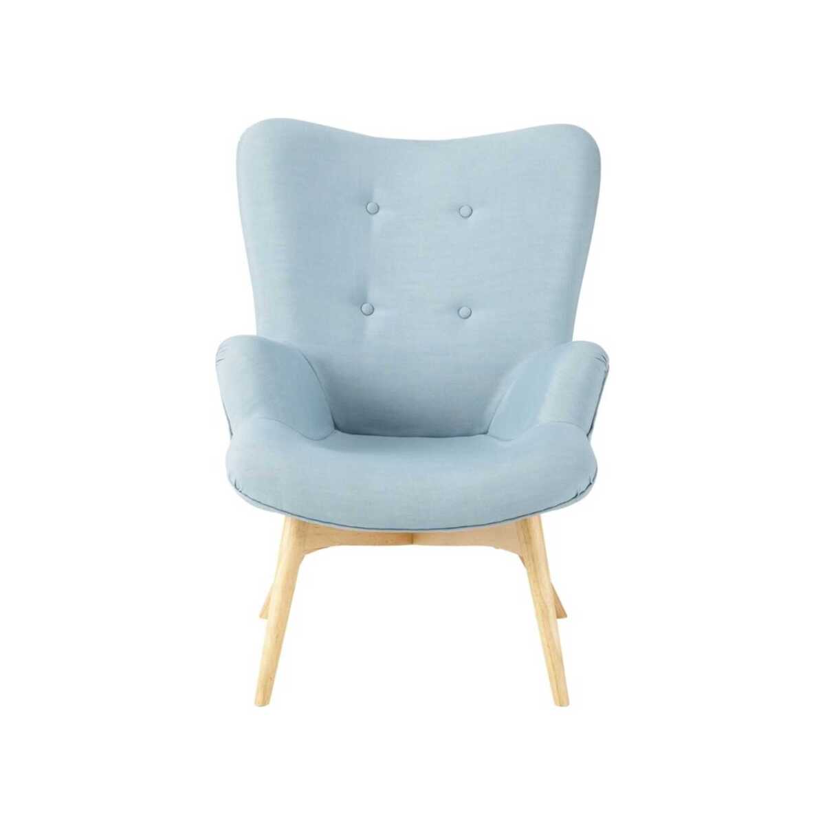 Scandinavian Blue Armchair Iceberg – image 1