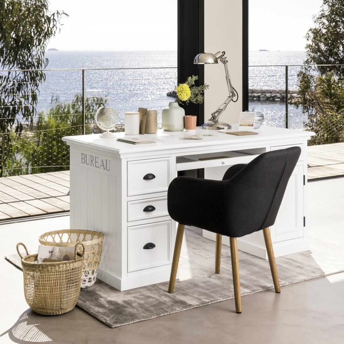 Anthracite Grey Vintage Armchair Arnold – image 4