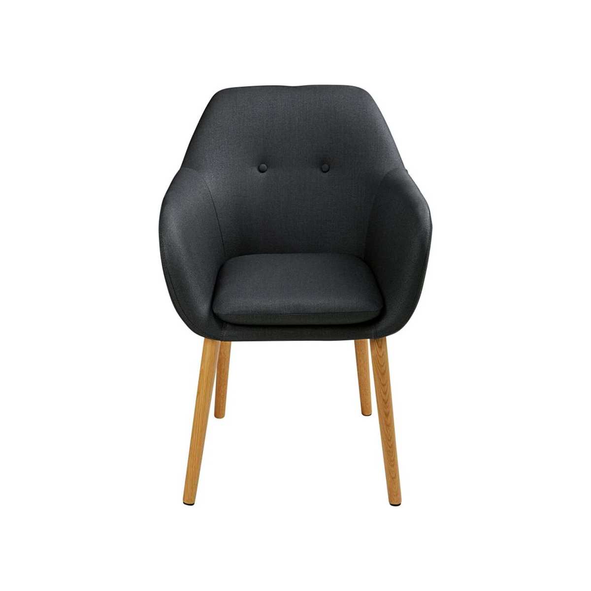 Anthracite Grey Vintage Armchair Arnold – image 2