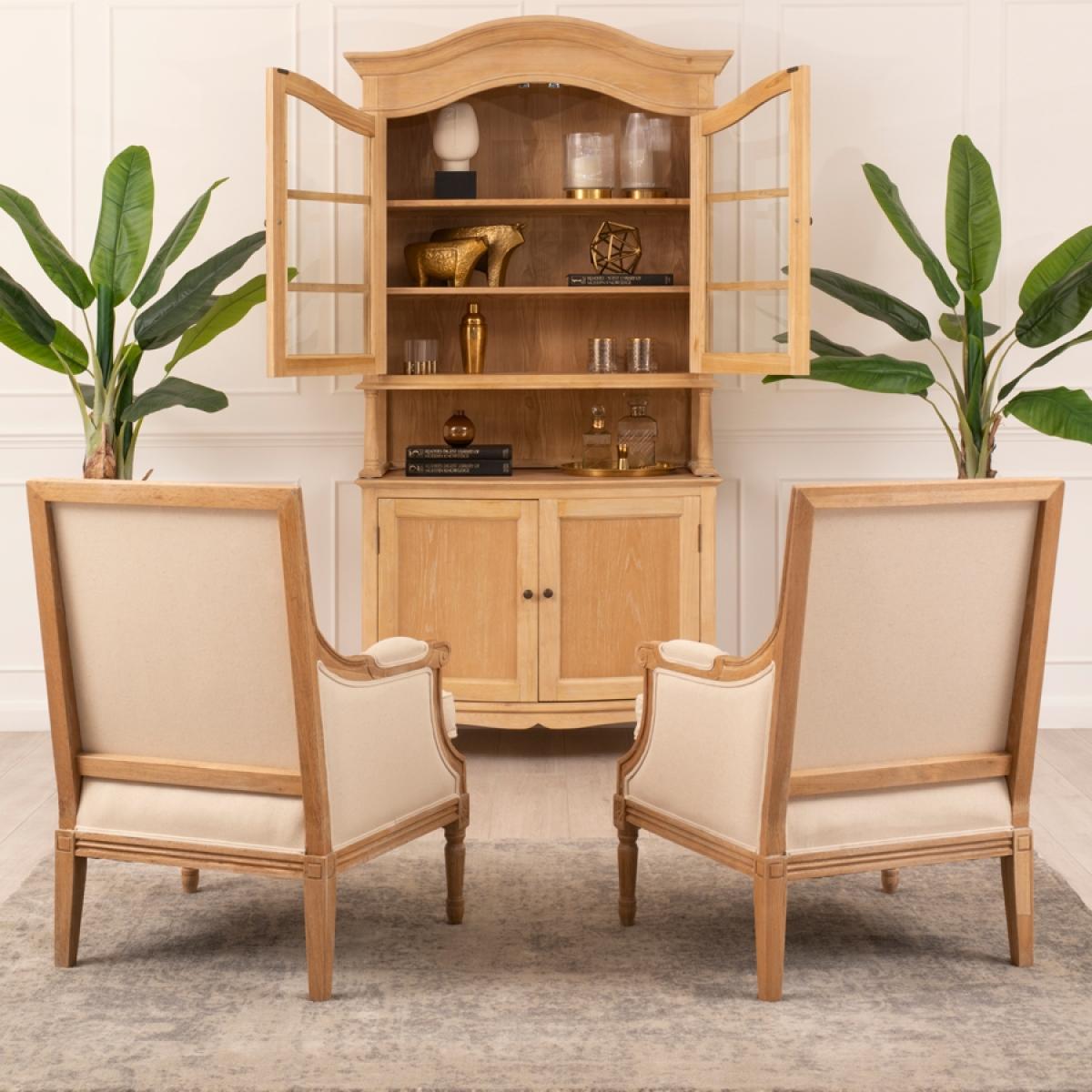 De Troy Limed French Armchair – image 3