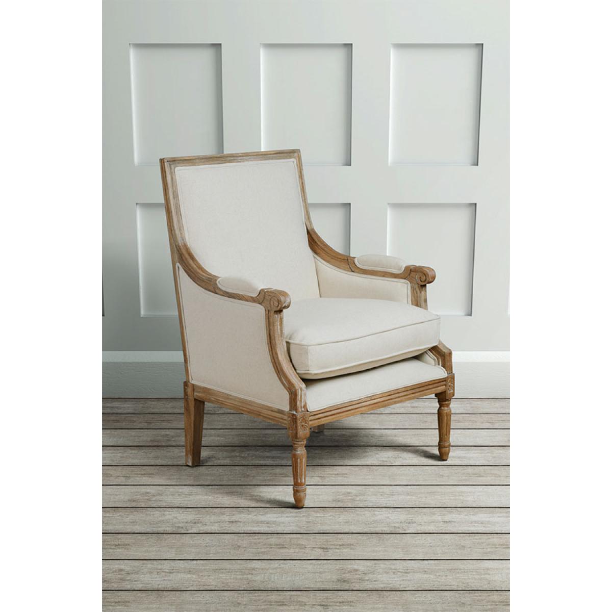 De Troy Limed French Armchair – image 4
