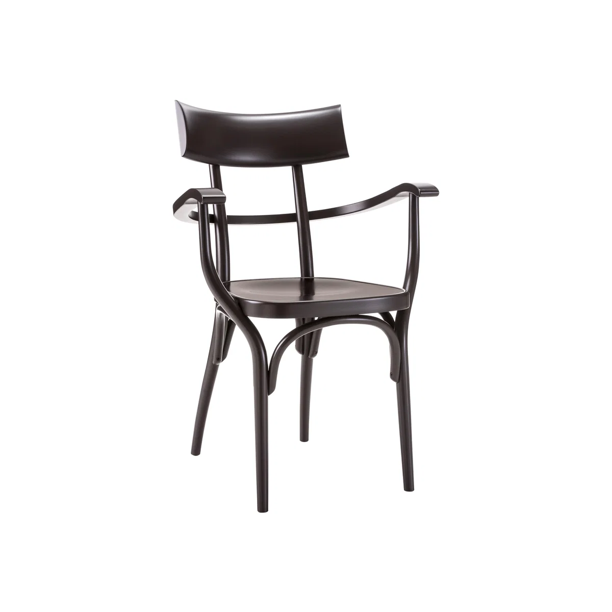 Czech Armchair - / Wood by Wiener GTV Design Black – image 1