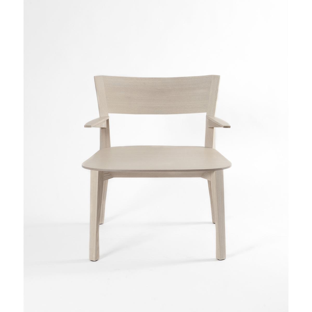 Gavotte Low armchair by Moustache Natural wood – image 2