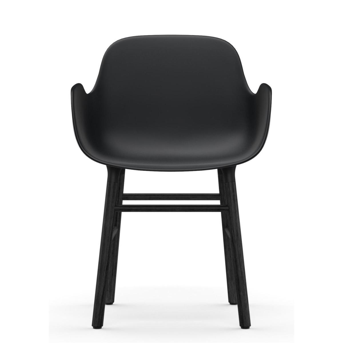 Form Armchair - Lacquered wood by Normann Copenhagen Black – image 2