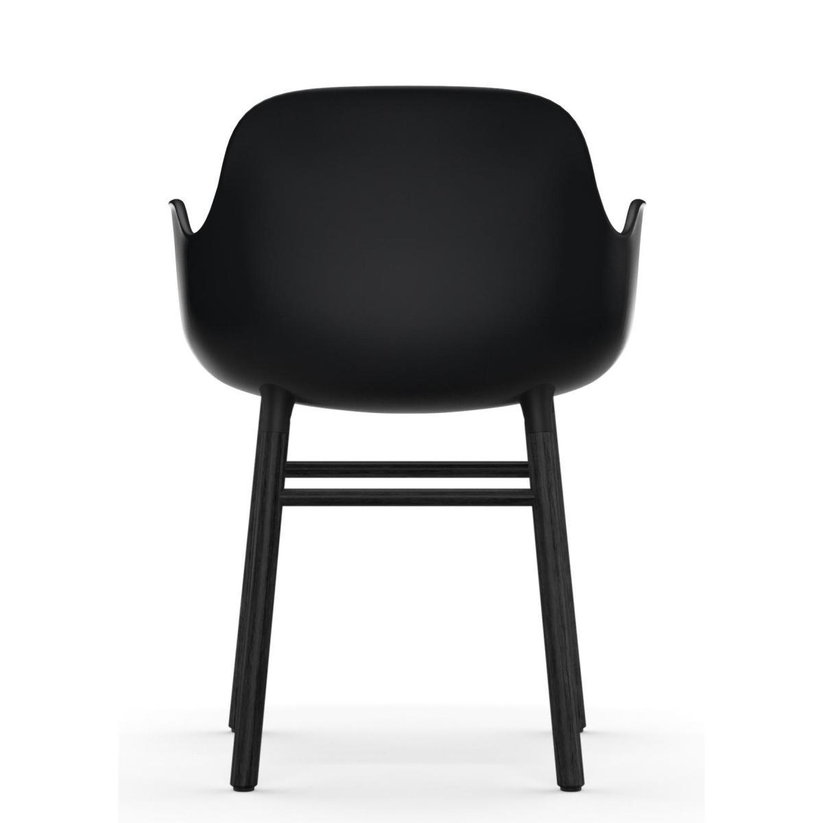 Form Armchair - Lacquered wood by Normann Copenhagen Black – image 4
