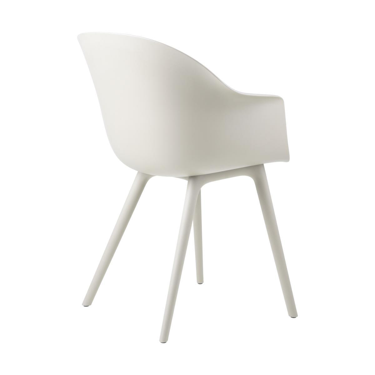 Bat OUTDOOR Armchair - / Polypropylene by Gubi White – image 2
