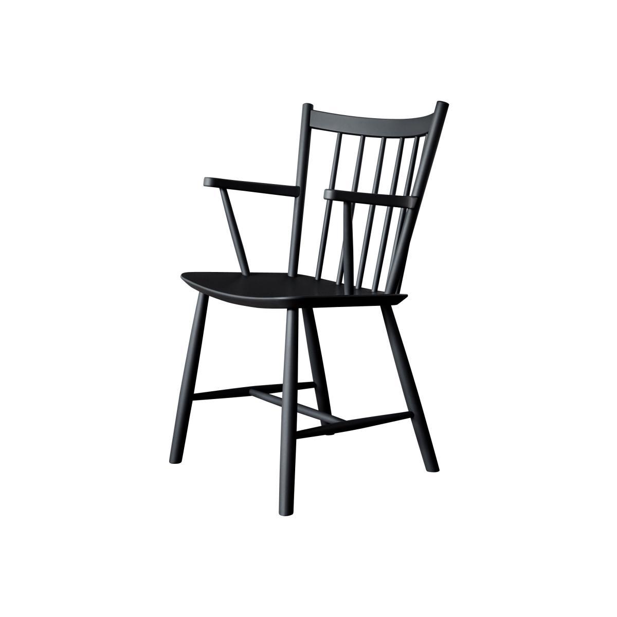 J42 Armchair - / Wood by Hay Black – image 1