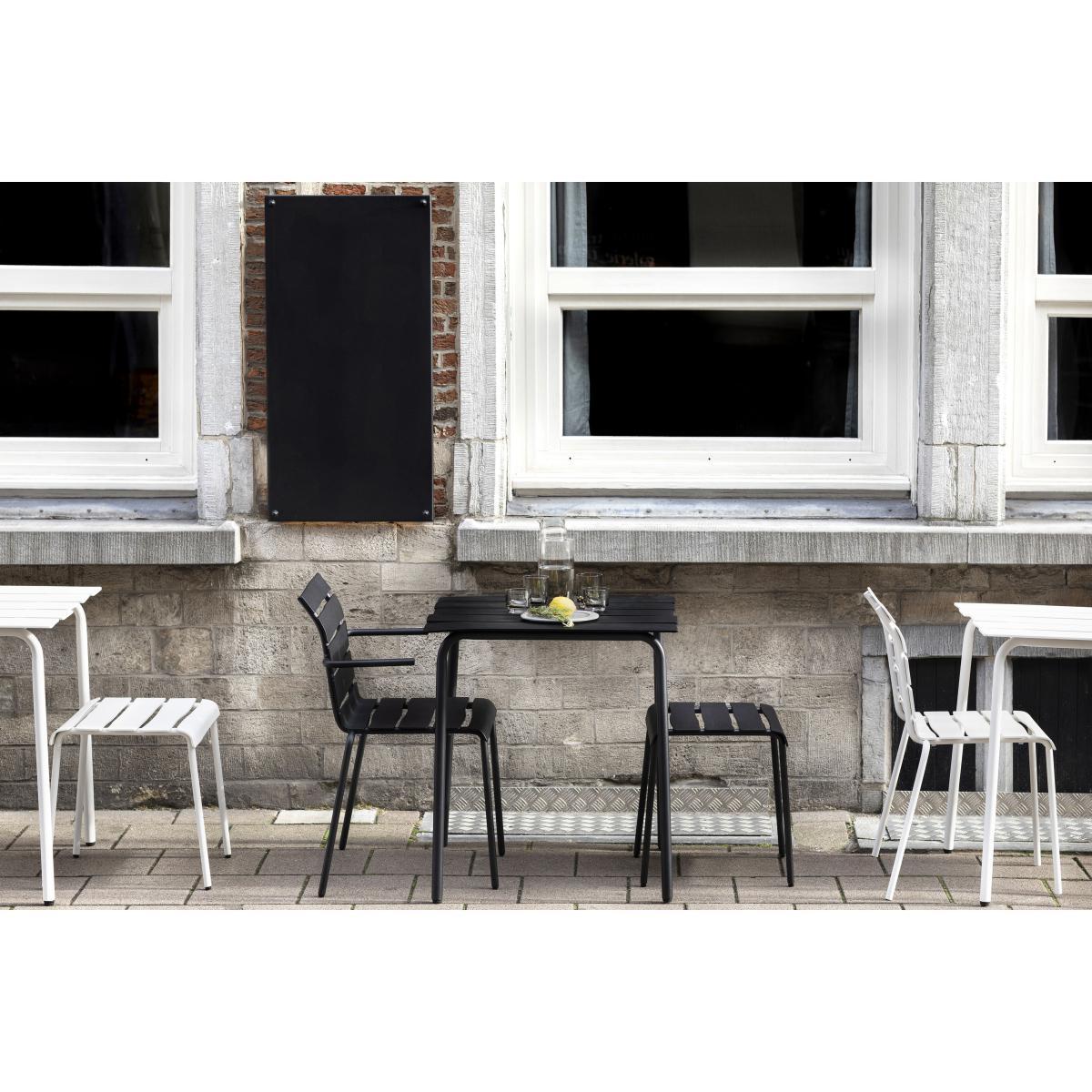 Aligned Stackable armchair - / By Maarten Baas - Aluminium by valerie objects Black – image 7