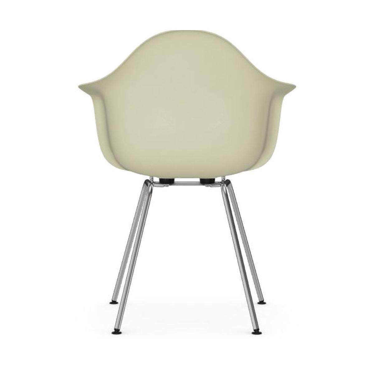 DAX - Eames Fiberglass Armchair Armchair - / (1950) - Chromed legs by Vitra White – image 3
