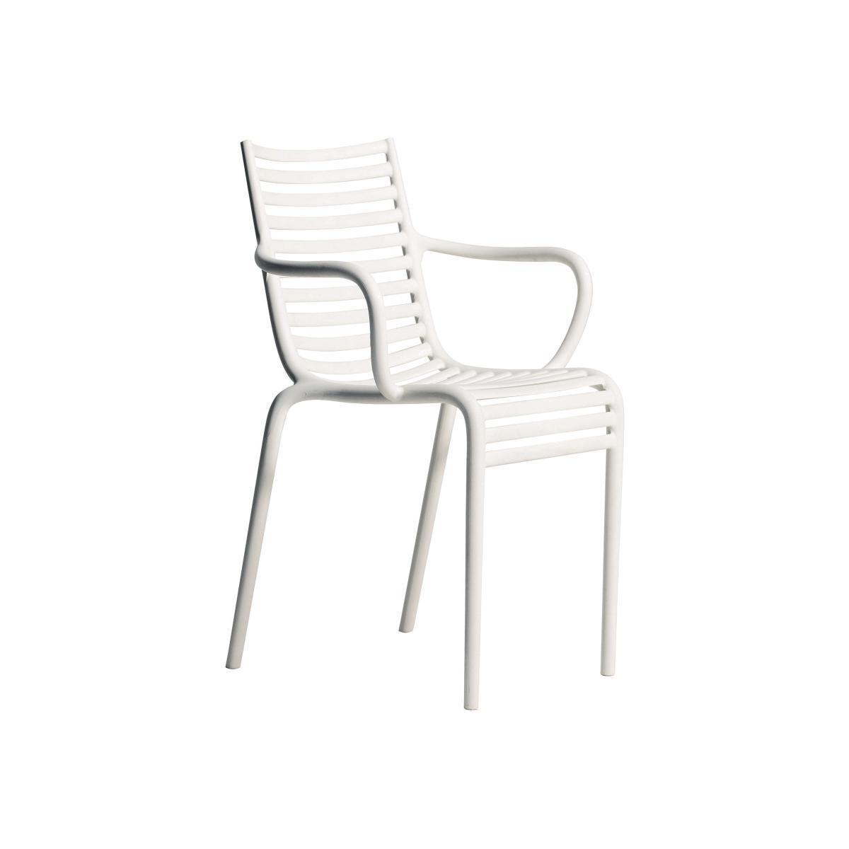 Pip-e Stackable armchair - Plastic by Driade White – image 1