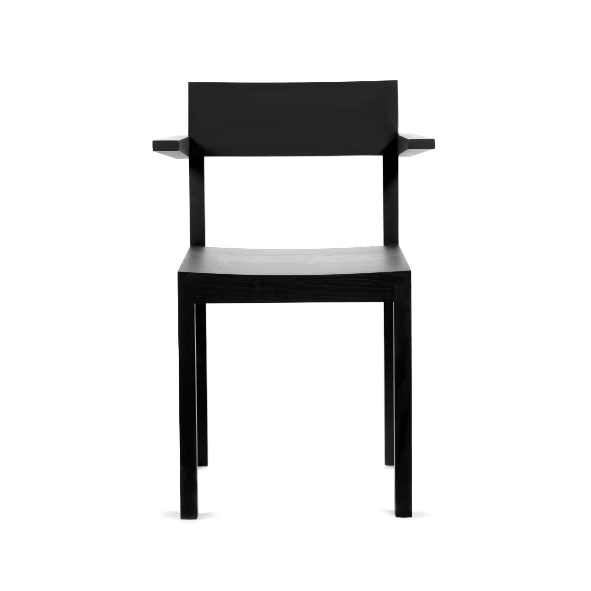 Silent Armchair - / Wood by valerie objects Black – image 2