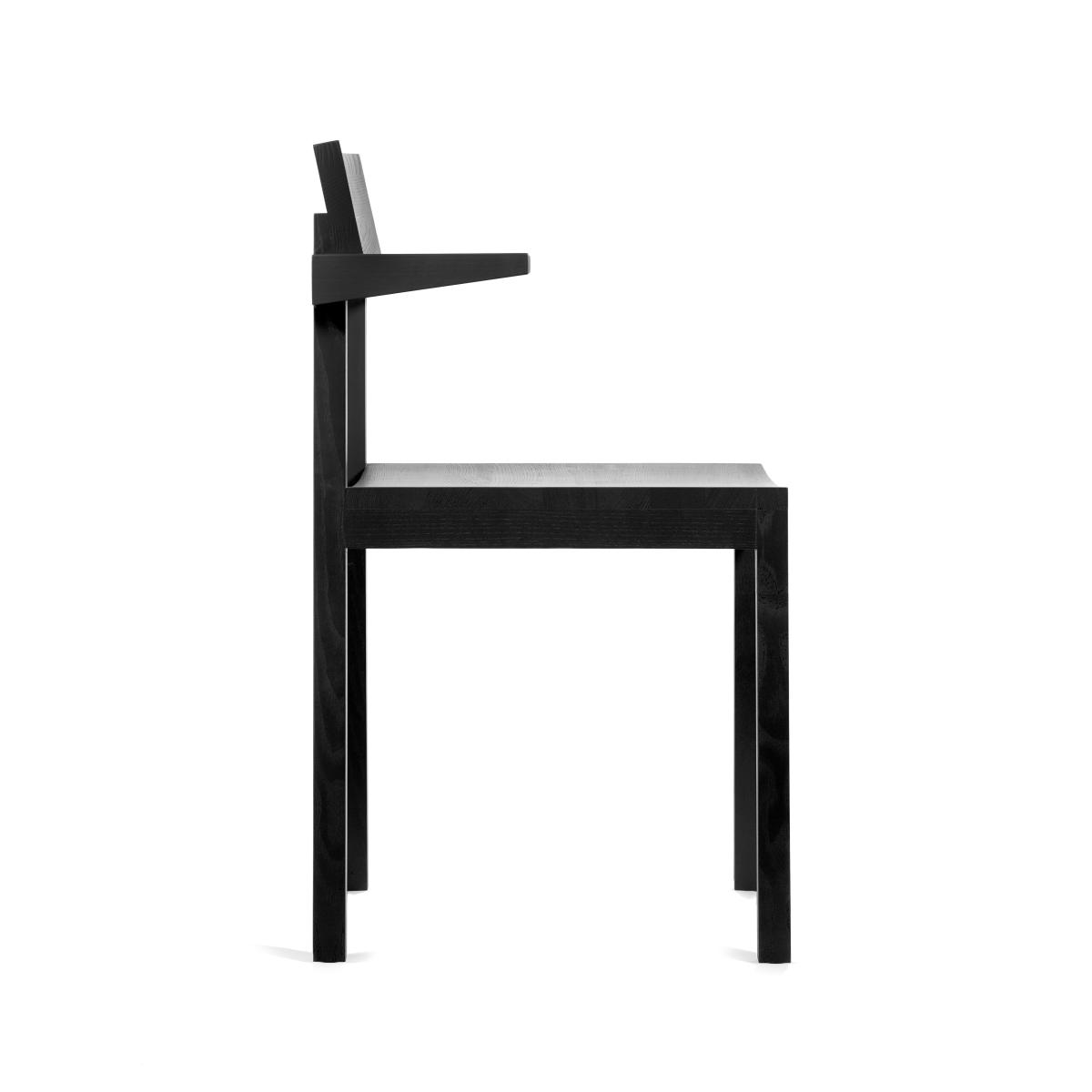 Silent Armchair - / Wood by valerie objects Black – image 3