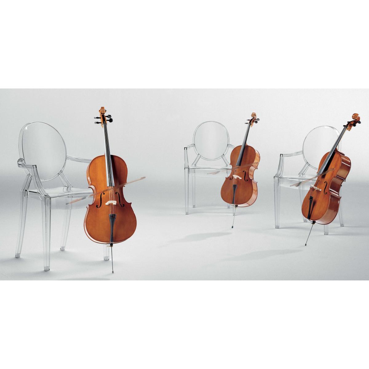 Louis Ghost Stackable armchair - transparent / Polycarbonate by Kartell Transparent – image 2