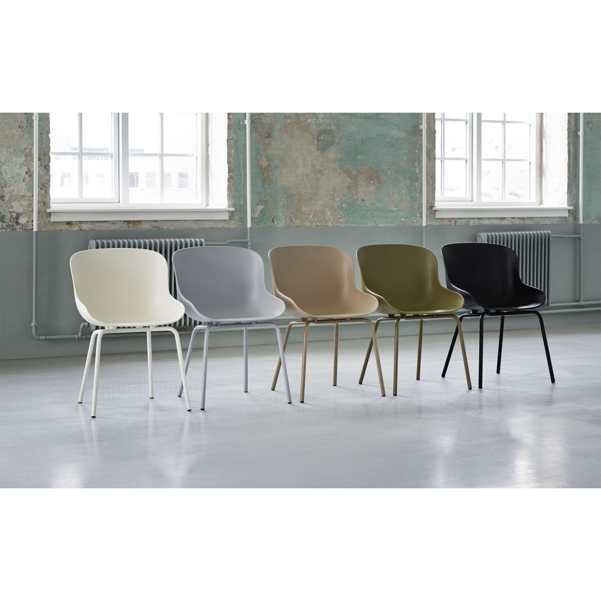 Hyg Steel Armchair - / Polypropylene by Normann Copenhagen White – image 3
