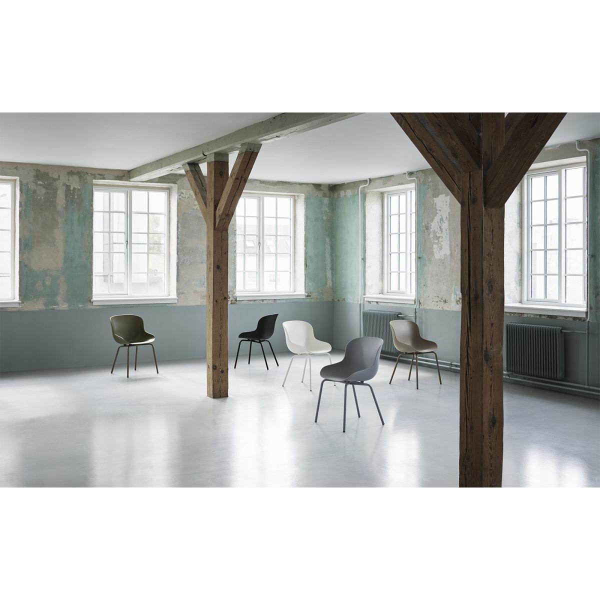 Hyg Steel Armchair - / Polypropylene by Normann Copenhagen White – image 5