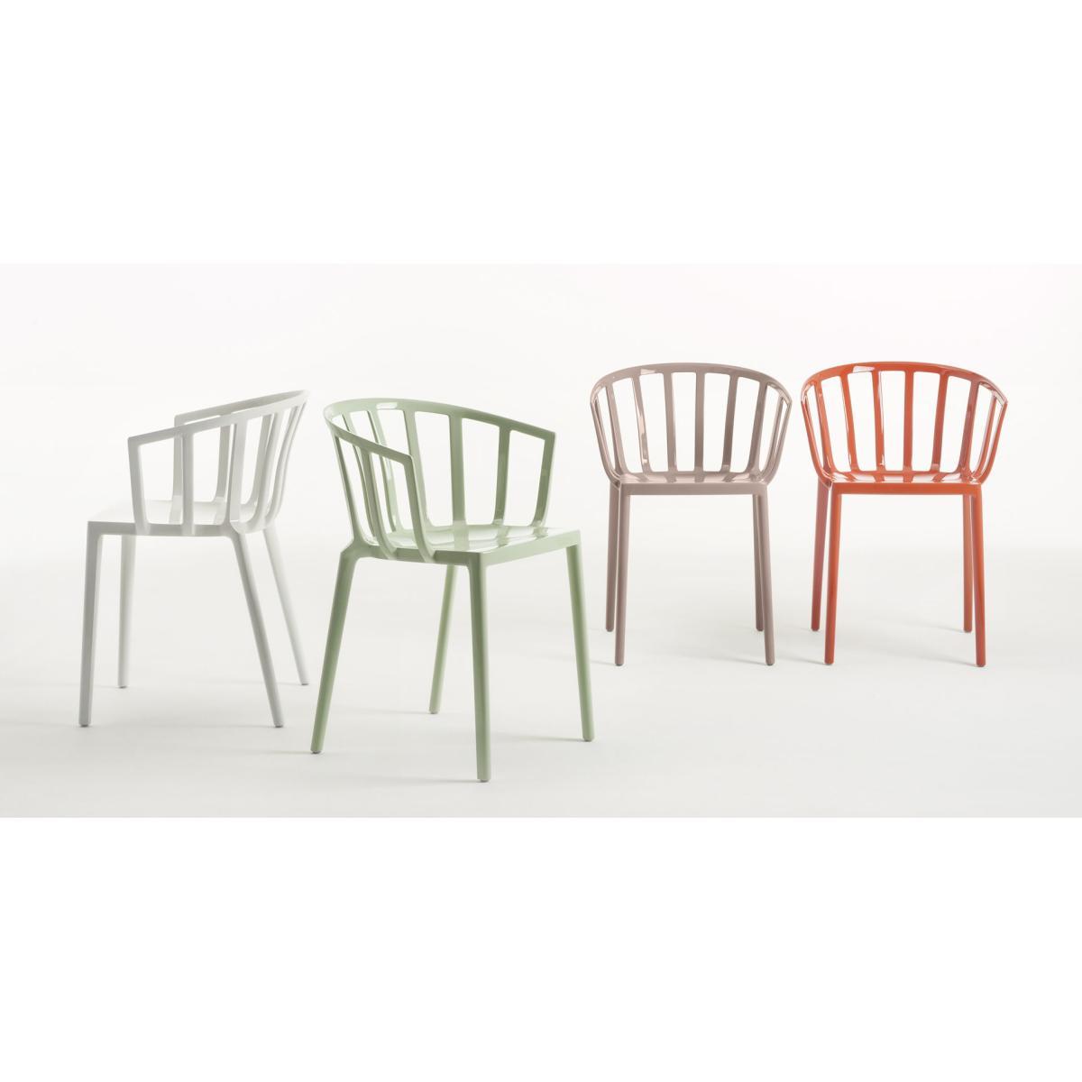 Generic AC Venice Stackable armchair - / Polycarbonate by Kartell Beige – image 5