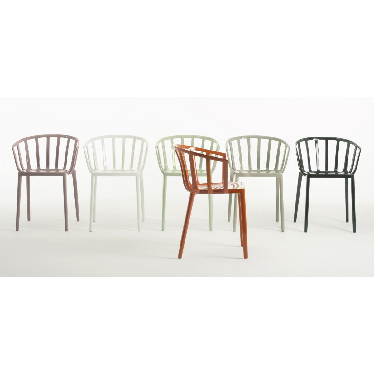 Generic AC Venice Stackable armchair - / Polycarbonate by Kartell Beige – image 6