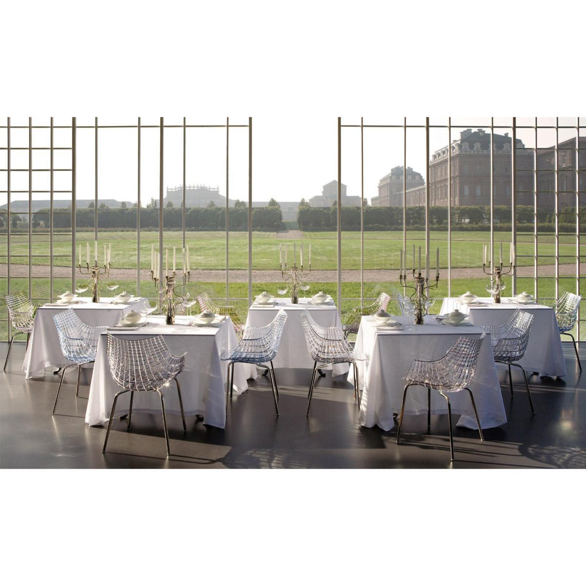 Meridiana Armchair - Polycarbonate / 4 legs by Driade Grey – image 2