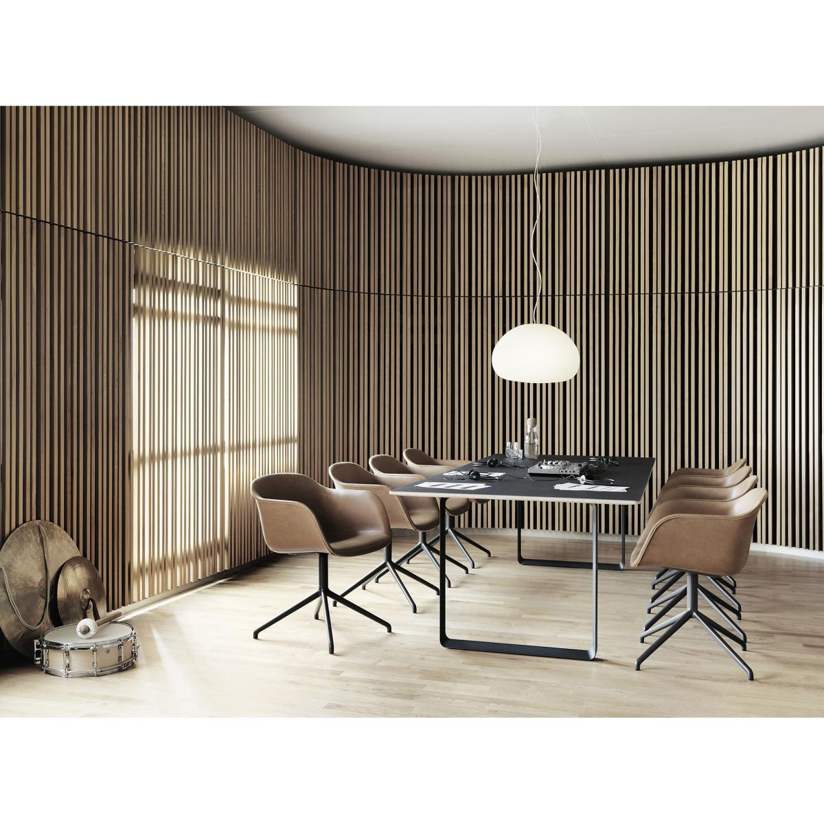 Fiber Swivel armchair by Muuto Black – image 4