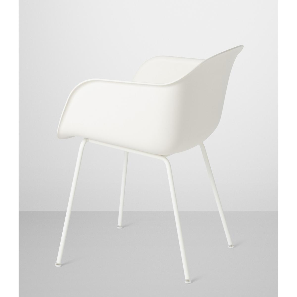 Fiber Armchair - / Tube legs by Muuto White – image 3