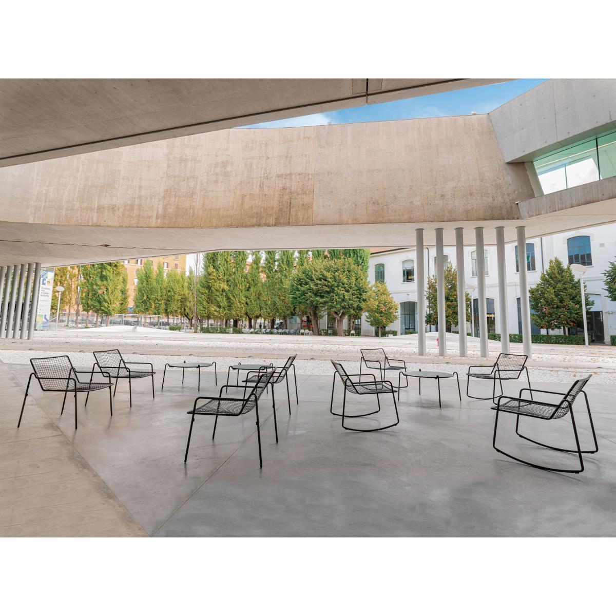 Rio R50 Stackable low armchair - / Metal by Emu Green – image 4