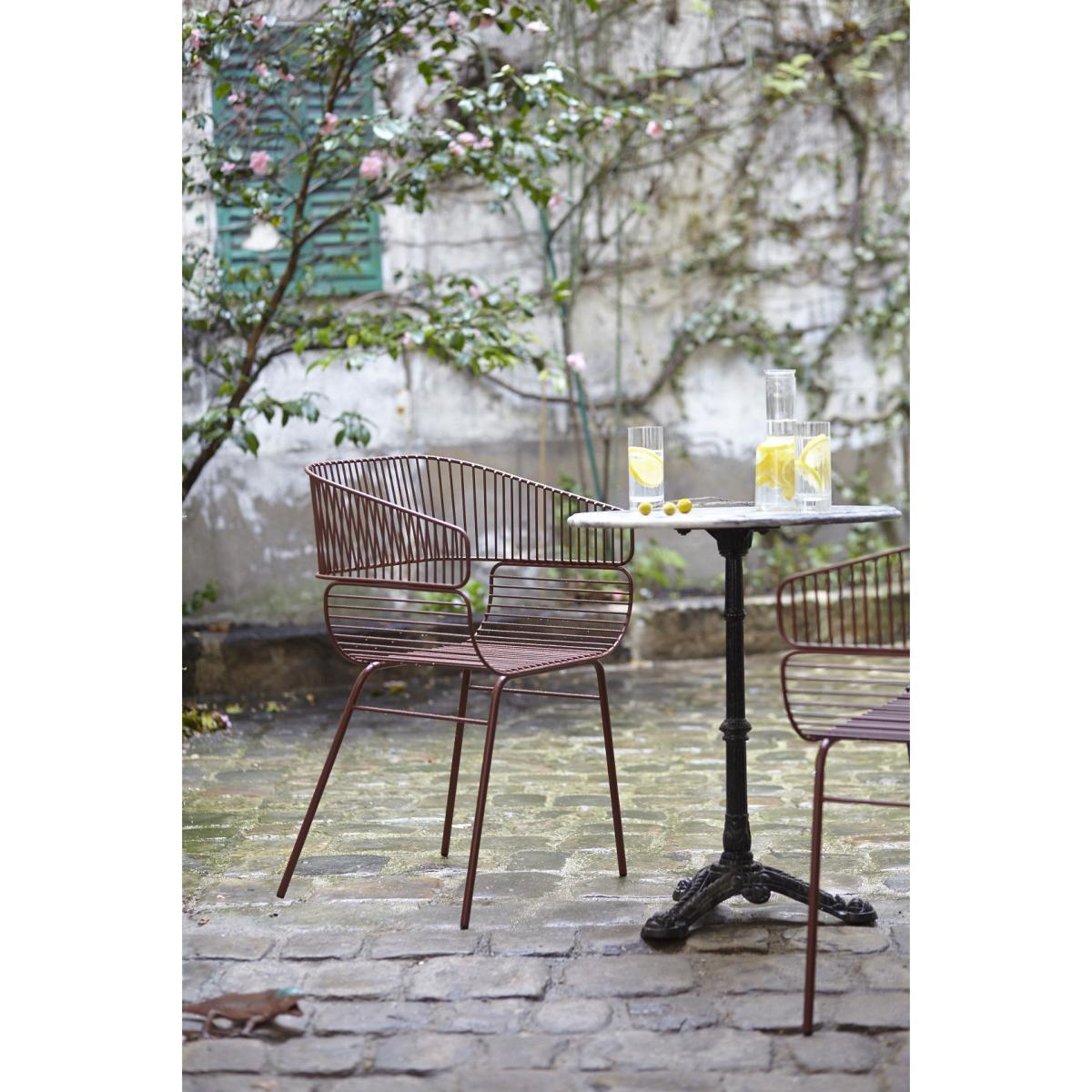 Trame Armchair - Metal by Petite Friture Black – image 4