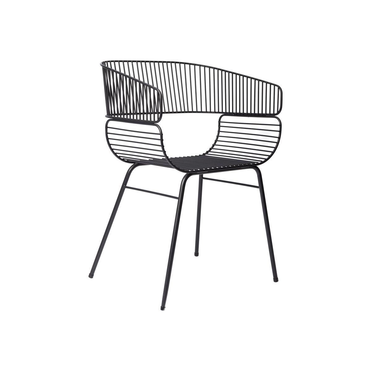 Trame Armchair - Metal by Petite Friture Black – image 1
