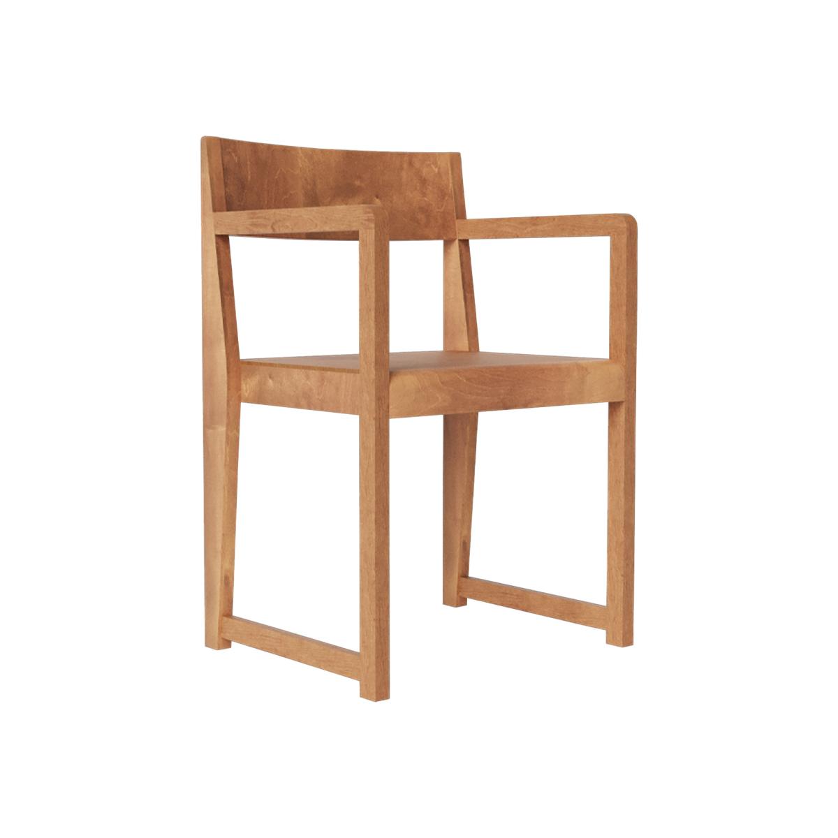 Chair 01 Armchair natural wood - Frama – image 1