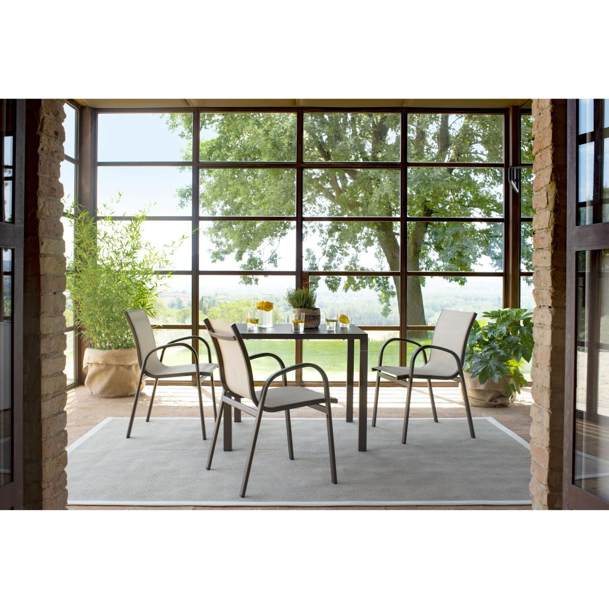 Holly Stackable armchair - / Fabric by Emu White – image 3
