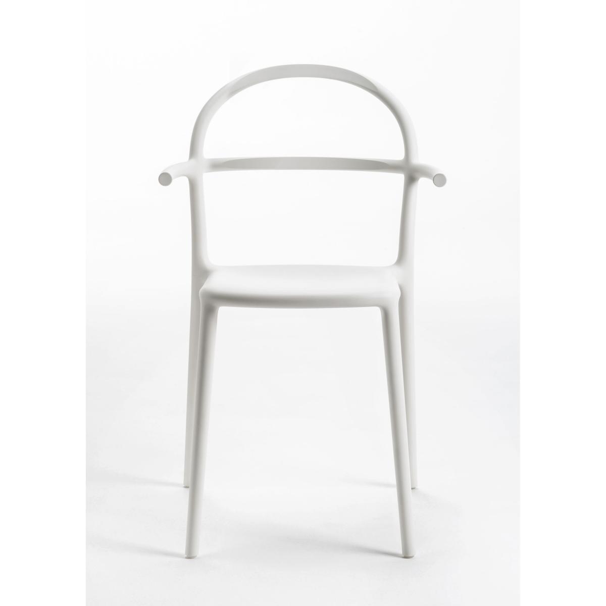 Generic C Stackable armchair - / Polypropylene by Kartell White – image 2