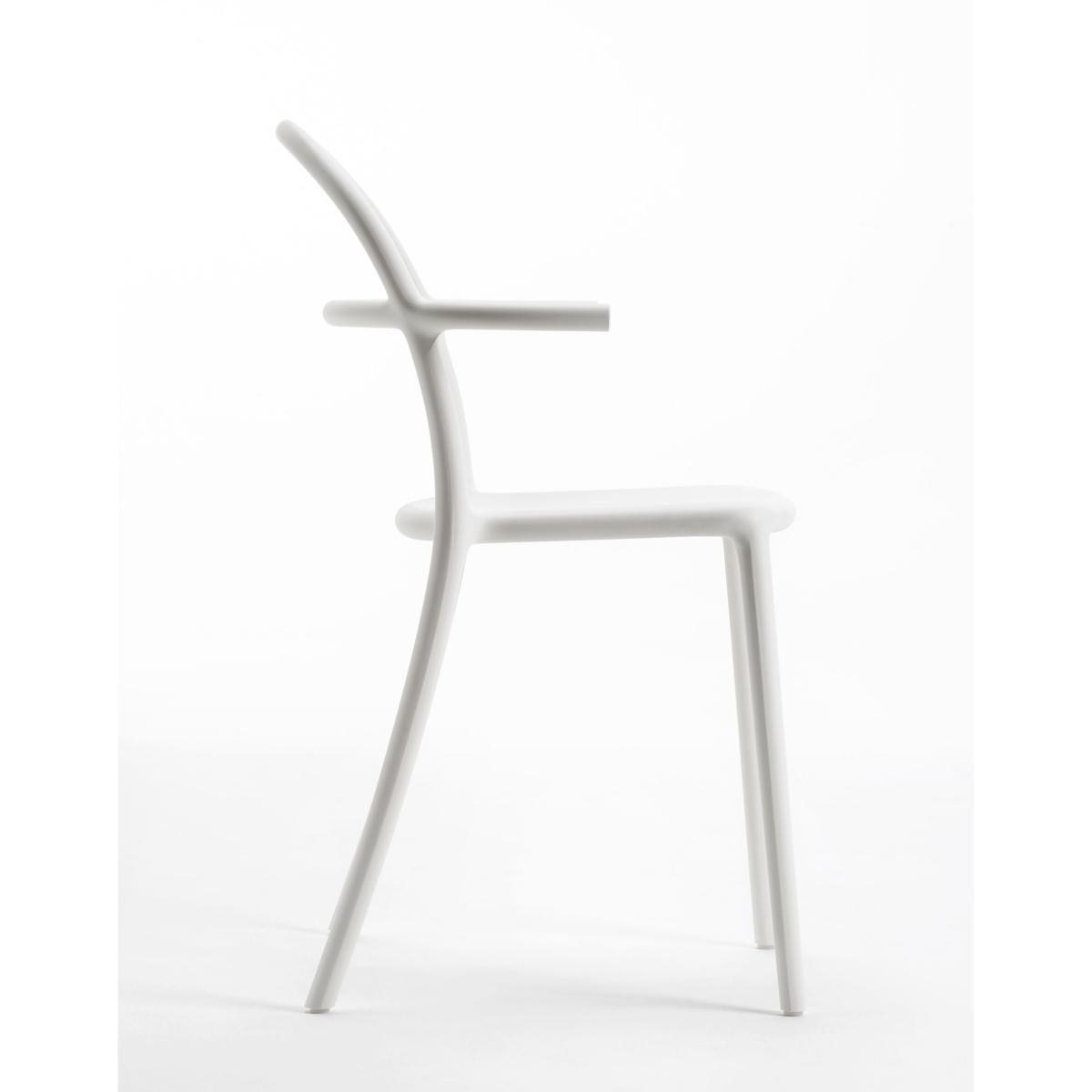 Generic C Stackable armchair - / Polypropylene by Kartell White – image 3
