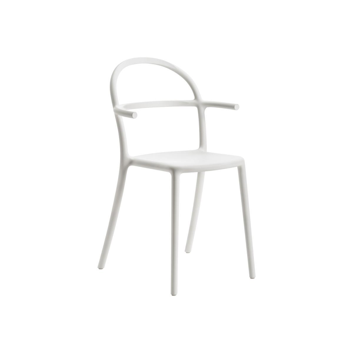 Generic C Stackable armchair - / Polypropylene by Kartell White – image 1