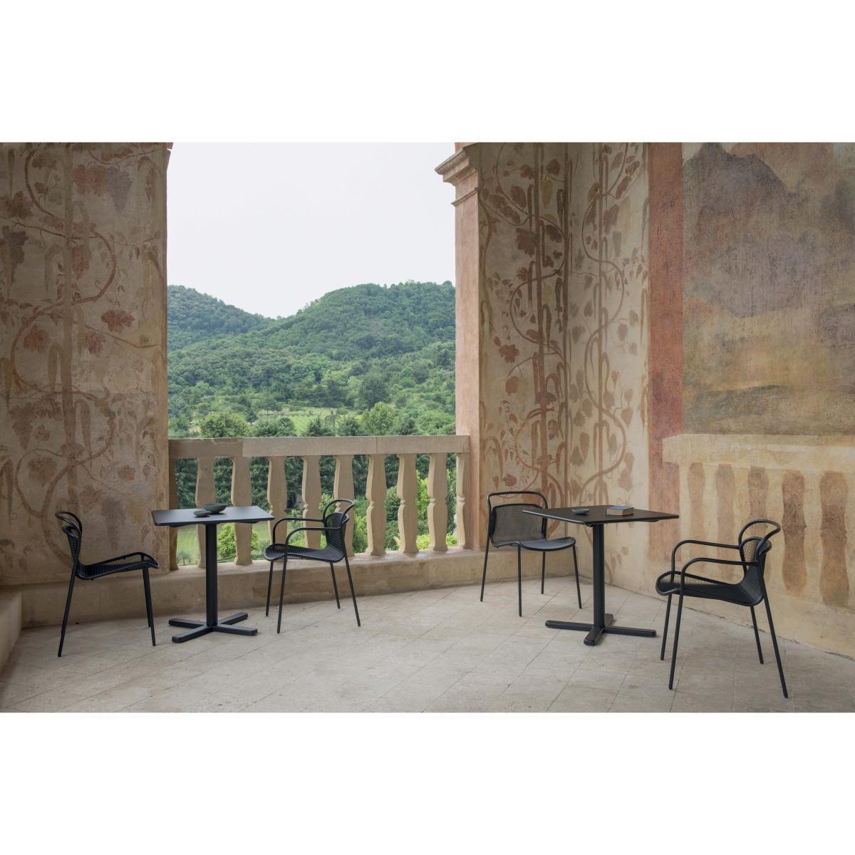 Modern Stackable armchair - / Metal by Emu Black – image 3