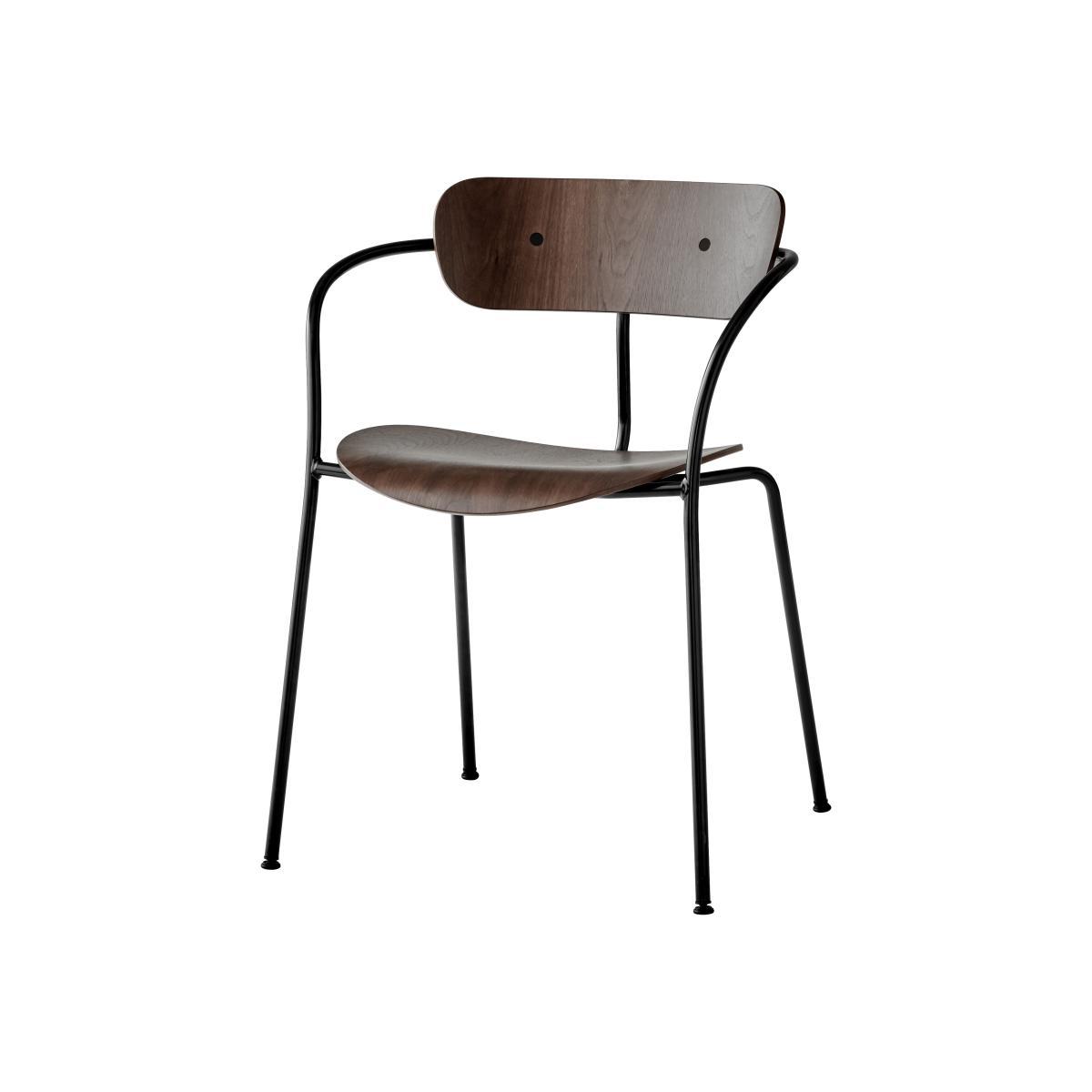 Pavilion AV2 Stackable armchair - / Lacquered wood by &tradition Natural wood – image 1