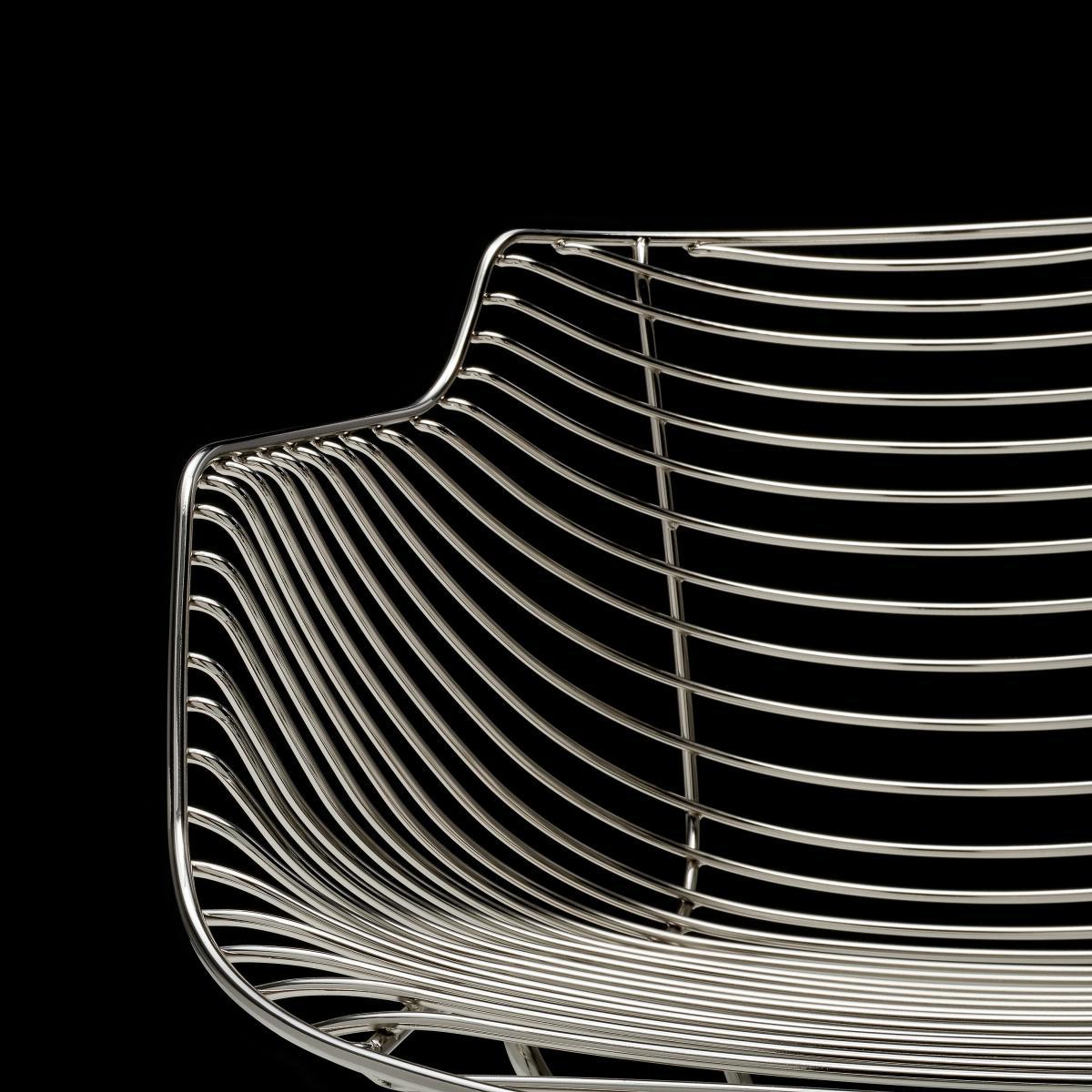 Flow Filo Armchair by MDF Italia Silver/Metal – image 2
