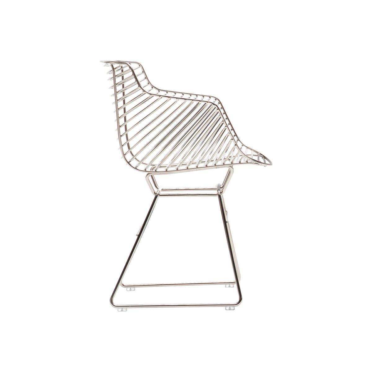 Flow Filo Armchair by MDF Italia Silver/Metal – image 1