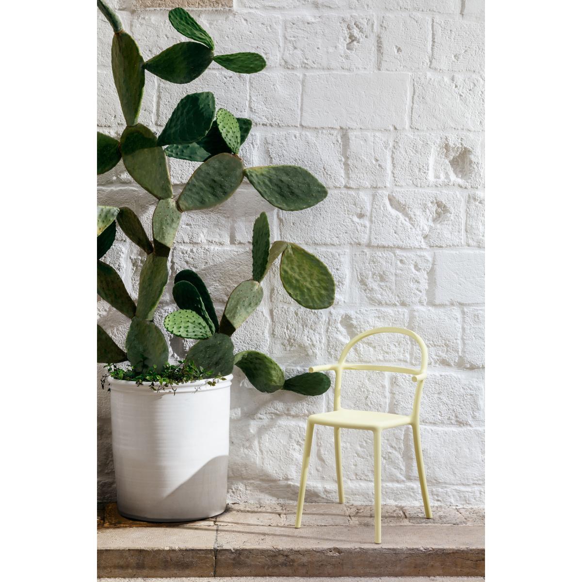Generic C Stackable armchair - / Polypropylene by Kartell Grey – image 3