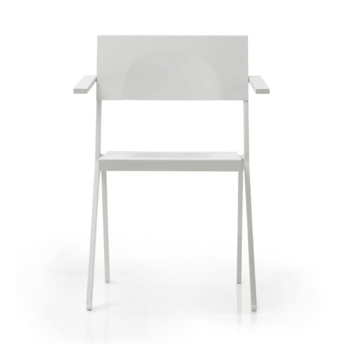 Mia Stackable armchair - Metal by Emu White – image 2