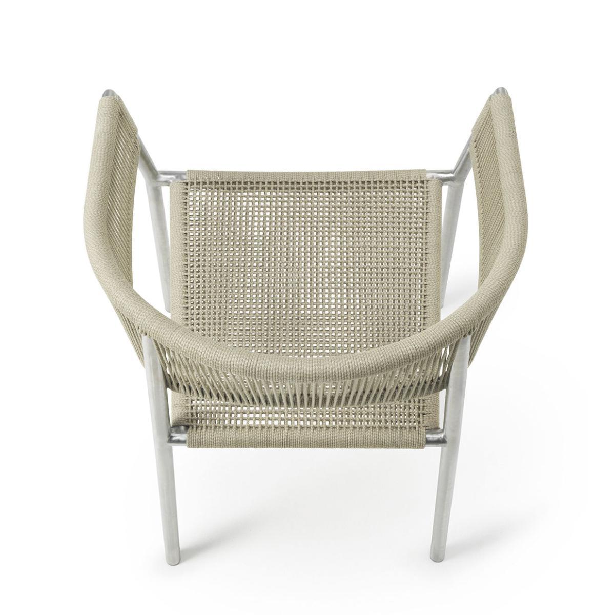 Kilt Stackable armchair by Ethimo Beige/Metal – image 3
