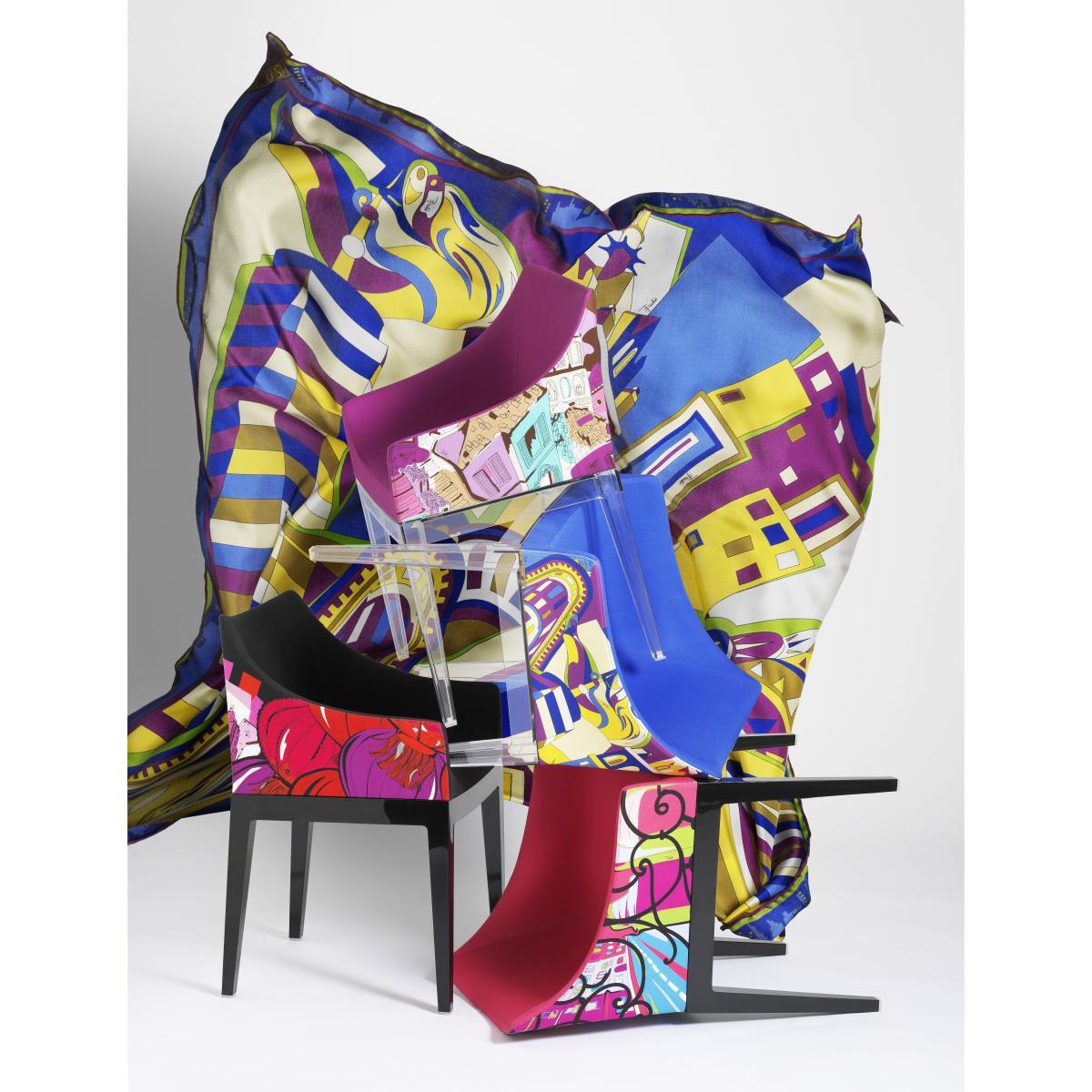 Madame Padded armchair - Emilio Pucci fabric by Kartell Multicoloured – image 4