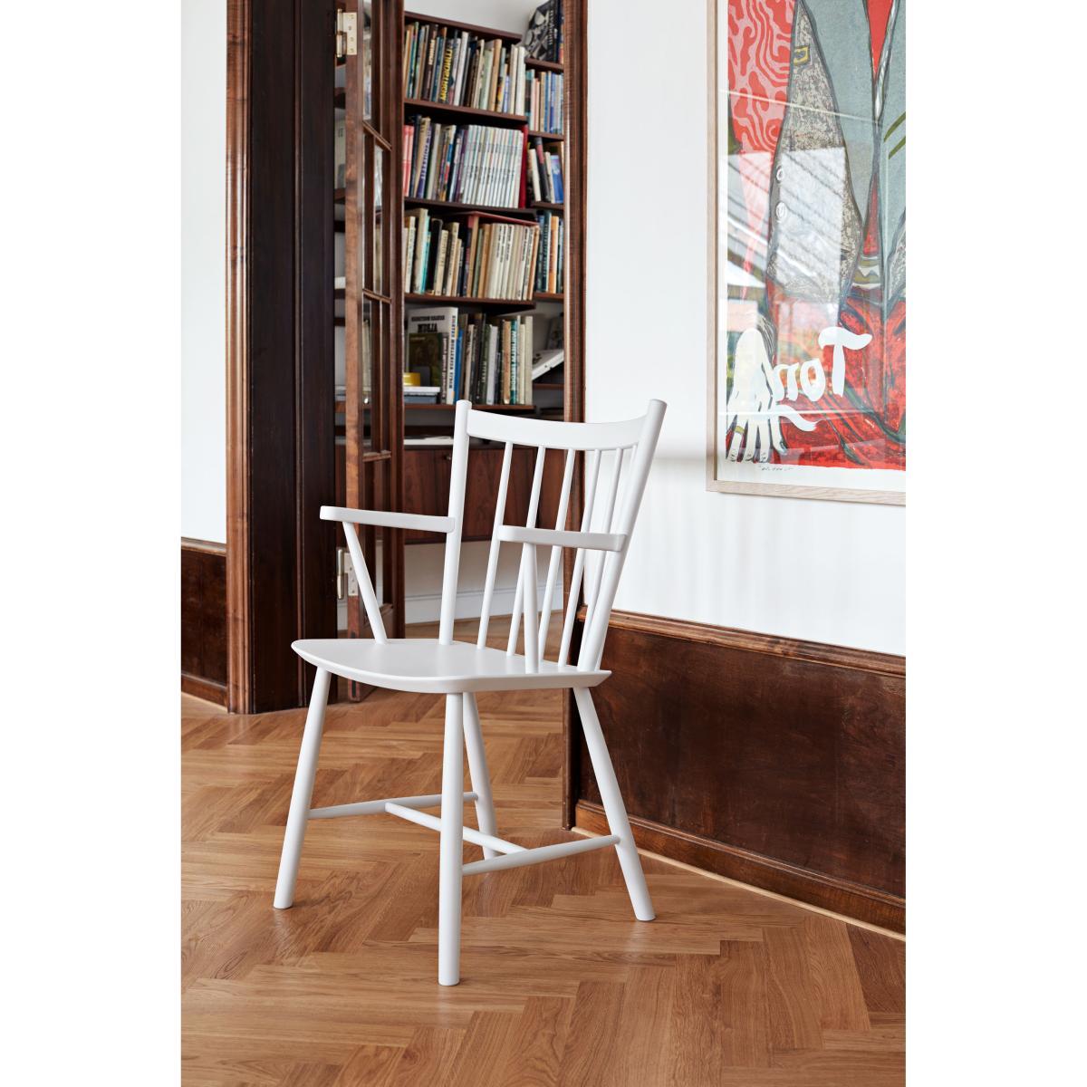 J42 Armchair - / Wood by Hay White – image 2